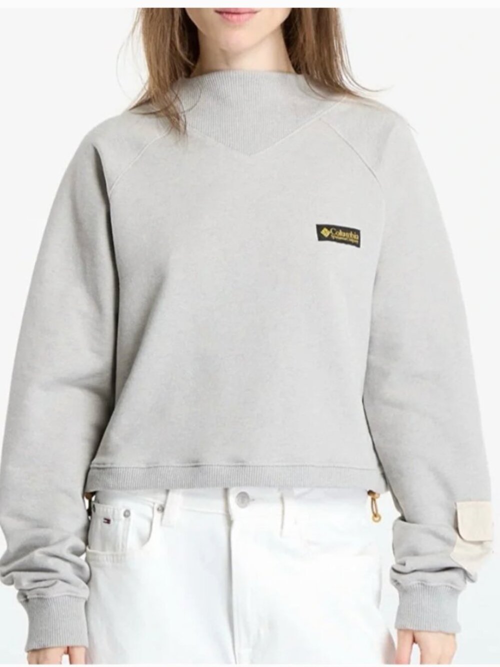 NWT Columbia XS High Cascades Crop French Terry sweatshirt